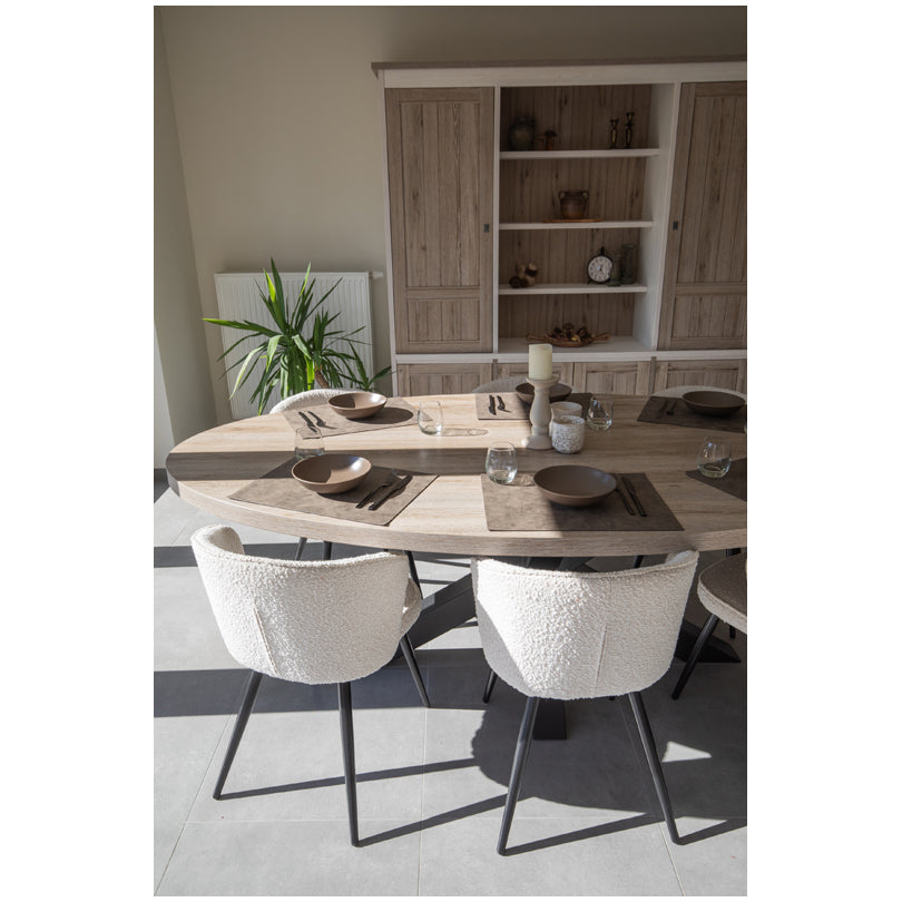 Tovaglietta all'americana rettangolare "Olten - plant based", utilizzabile su entrambi i lati cm 45x33