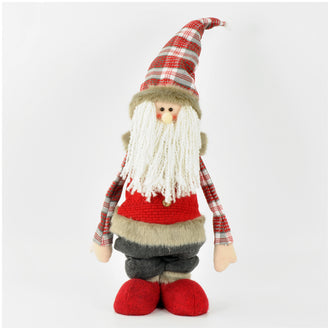 Babbo natale con piedi telescopici cm 19x17x58/101