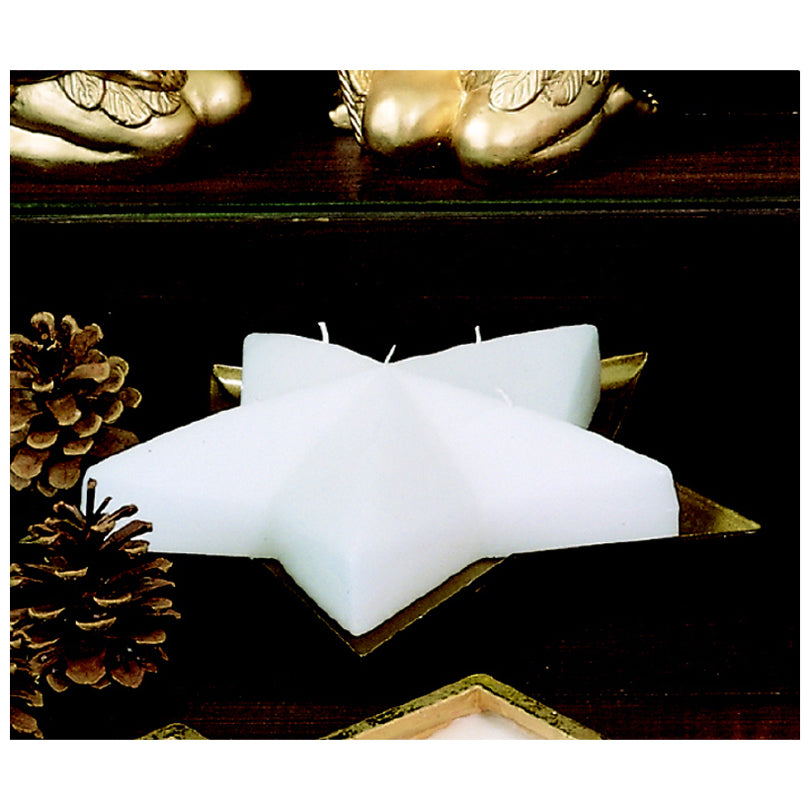 Candela Stella con piatto cm 9x30