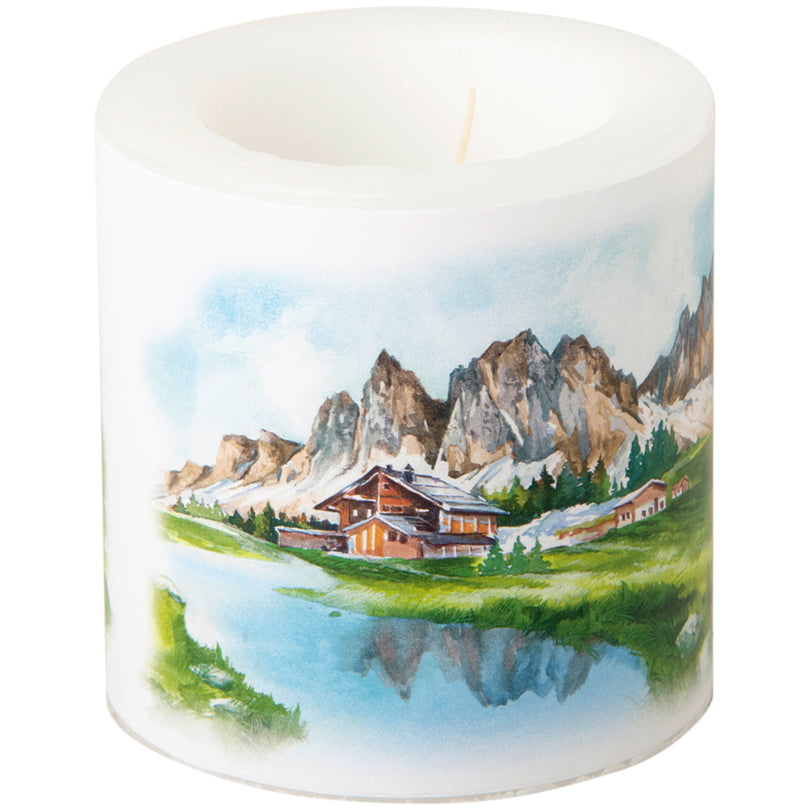 Lume piccolo tondo Mountain Valley blue cm Ø7,5x7,5