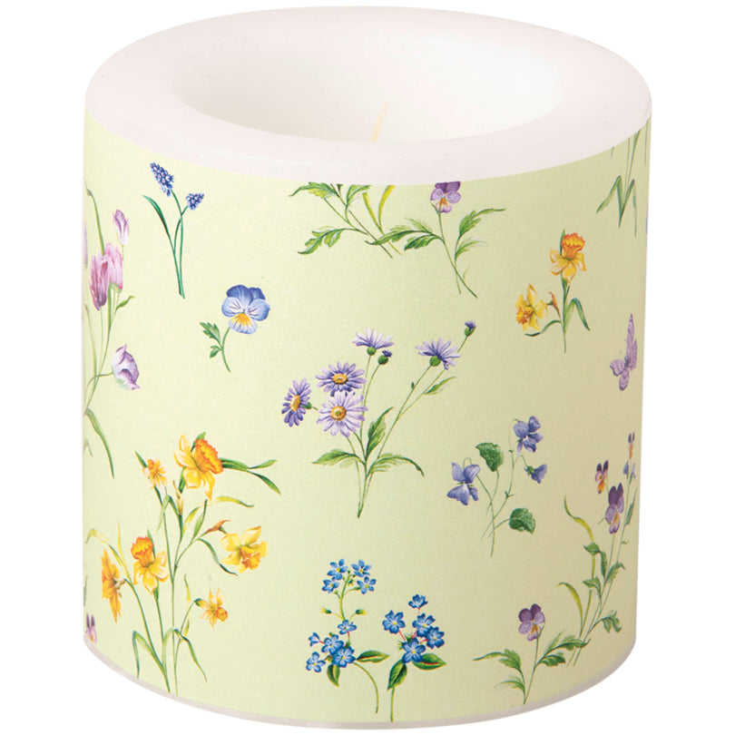 Lume piccolo tondo Easter Flowers light green cm Ø7,5x7,5