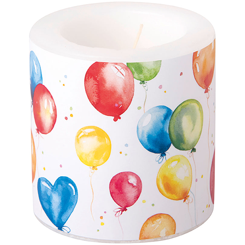 Lume piccolo tondo Birthday Balloons cm Ø7,5x7,5