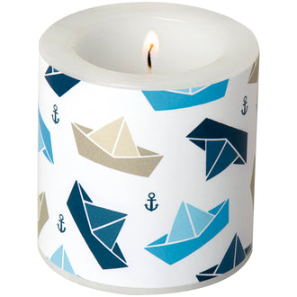 Lume piccolo tondo Little Paper Boats cm Ø7,5x7,5