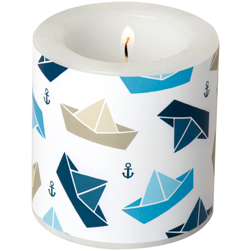 Lume piccolo tondo Little Paper Boats cm Ø7,5x7,5