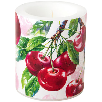 Lume tondo Cherry Fruits cream cm Ø9x10,5