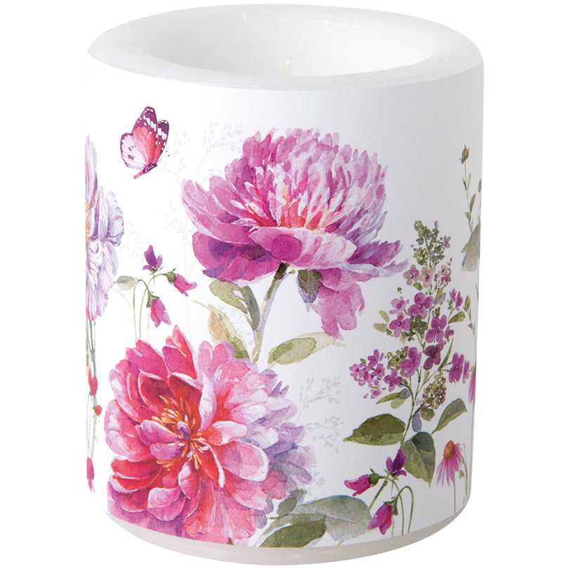 Lume tondo Jardin Rose white cm Ø9x10,5