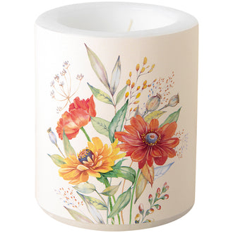 Lume tondo Soft Sunset Bouquet cream cm Ø9x10,5
