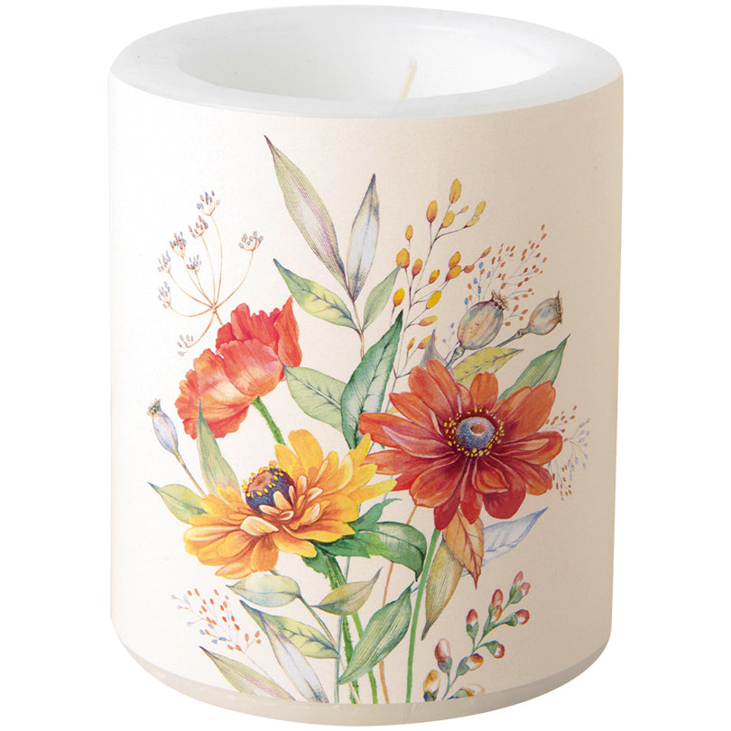 Lume tondo Soft Sunset Bouquet cream cm Ø9x10,5