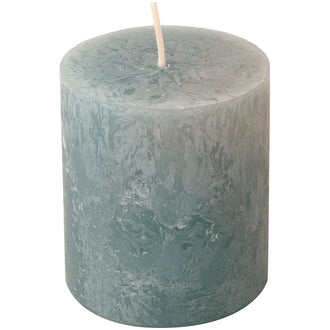 Candela cilindrica green cm Ø7x8