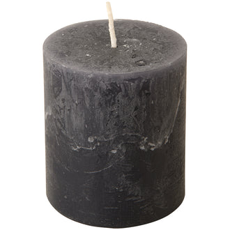 Candela cilindrica grey cm Ø7x8