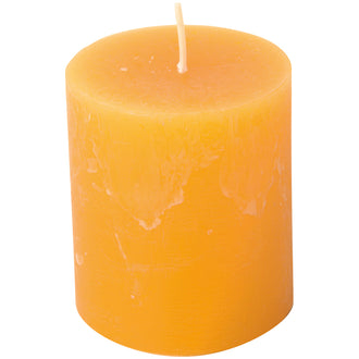 Candela cilindrica bright yellow cm Ø7x8