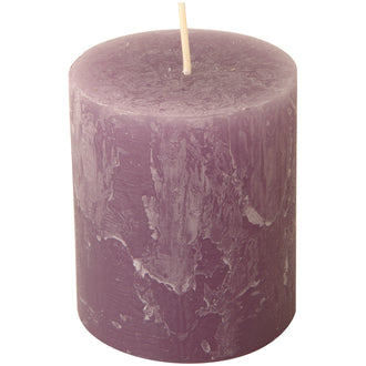 Candela cilindrica lavender cm Ø7x8