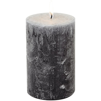 Candela cilindrica grey cm Ø7x11