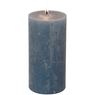 Candela cilindrica blue cm Ø7x14