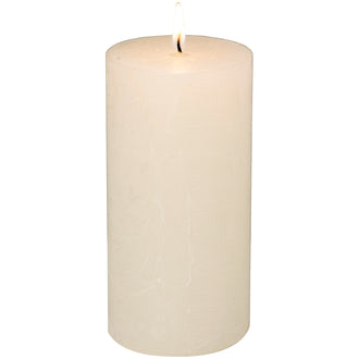 Candela cilindrica ivory cm Ø7x14
