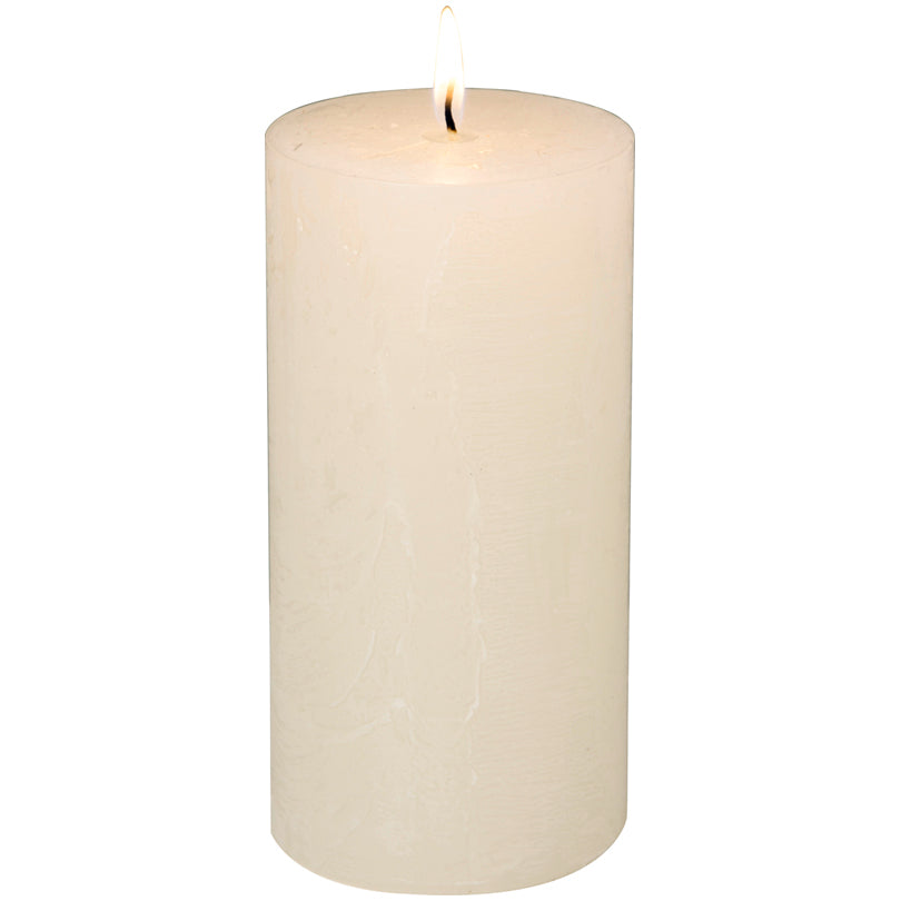 Candela cilindrica ivory cm Ø7x14