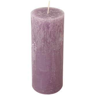 Candela cilindrica lavender cm Ø7x17