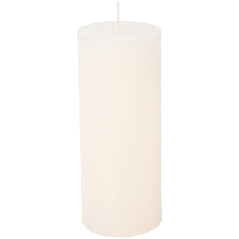 Candela cilindrica ivory cm Ø7x17
