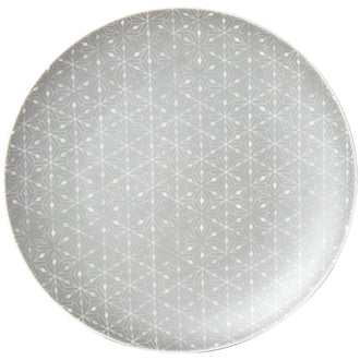 Piatto piano Crystal Ornaments silver cm Ø25,5x2