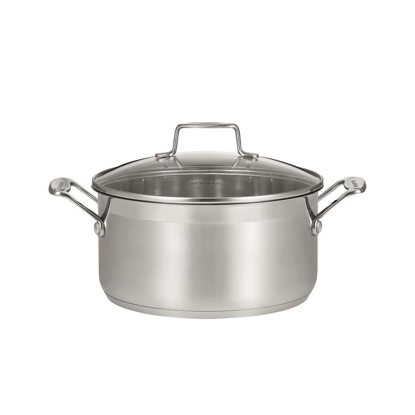 Casseruola media "IMPACT" con coperchio in vetro cm Ø20x13,1/l 3,2