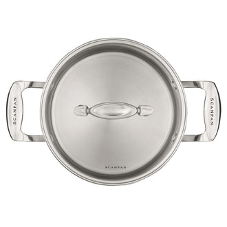 Casseruola media "IMPACT" con coperchio in vetro cm Ø22x14,1/l 4,5