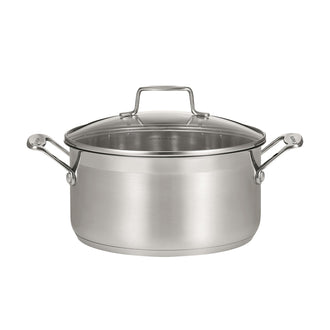 Casseruola media "IMPACT" con coperchio in vetro cm Ø22x14,1/l 4,5