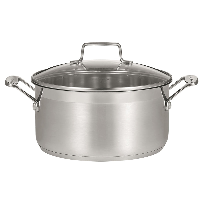 Casseruola media "IMPACT" con coperchio in vetro cm Ø24x12,1/l 4,8