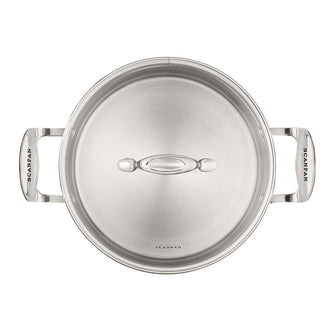 Casseruola media "IMPACT" con coperchio in vetro cm Ø24x12,1/l 4,8