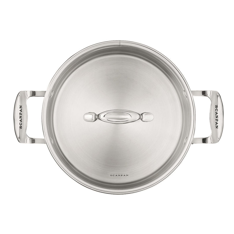 Casseruola media "IMPACT" con coperchio in vetro cm Ø24x12,1/l 4,8