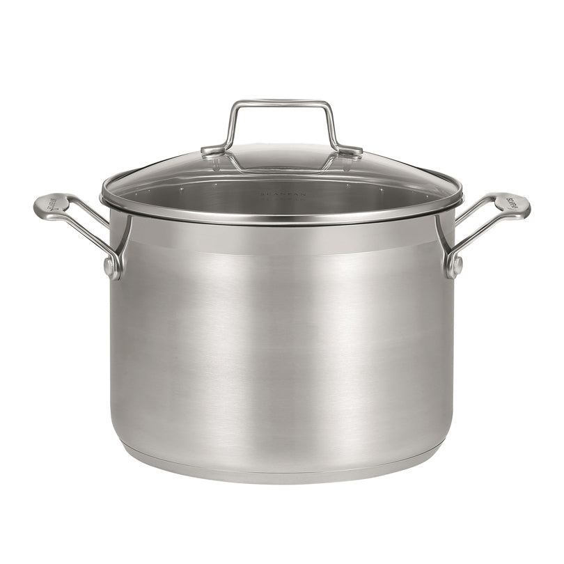 Pentola alta "IMPACT" con coperchio in vetro cm Ø24x17,8/l 7,2