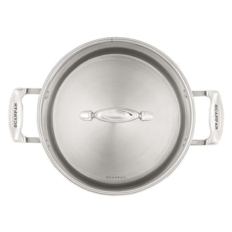 Pentola alta "IMPACT" con coperchio in vetro cm Ø24x17,8/l 7,2