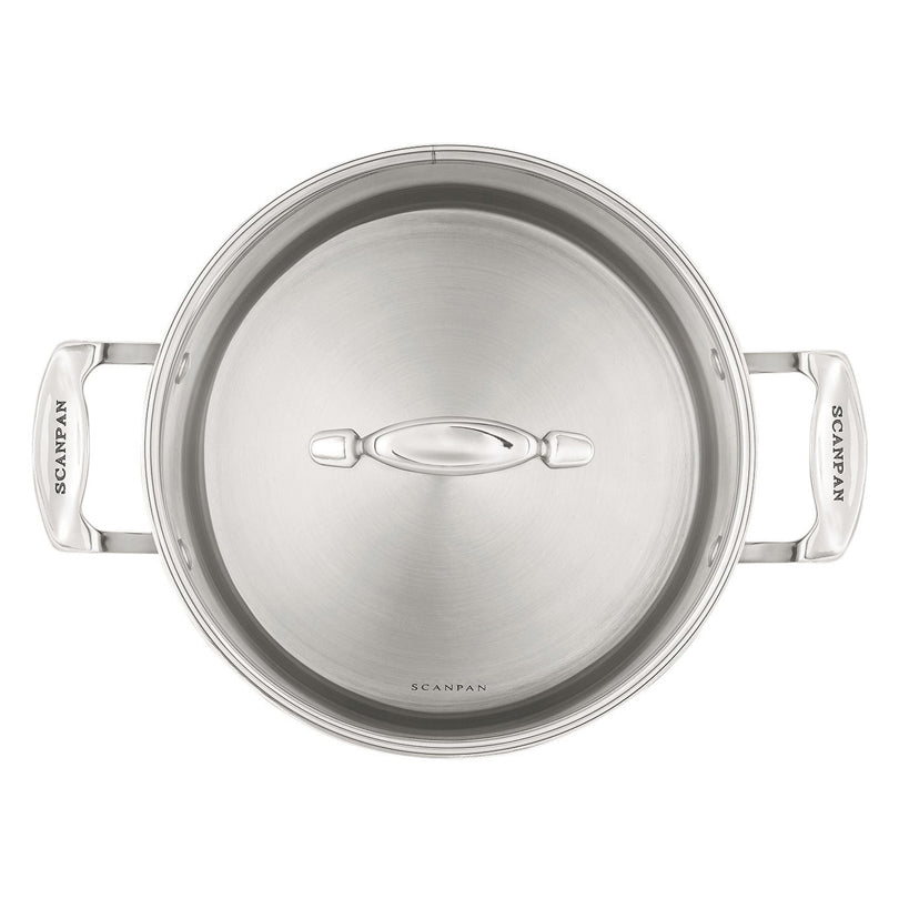 Pentola alta "IMPACT" con coperchio in vetro cm Ø24x17,8/l 7,2