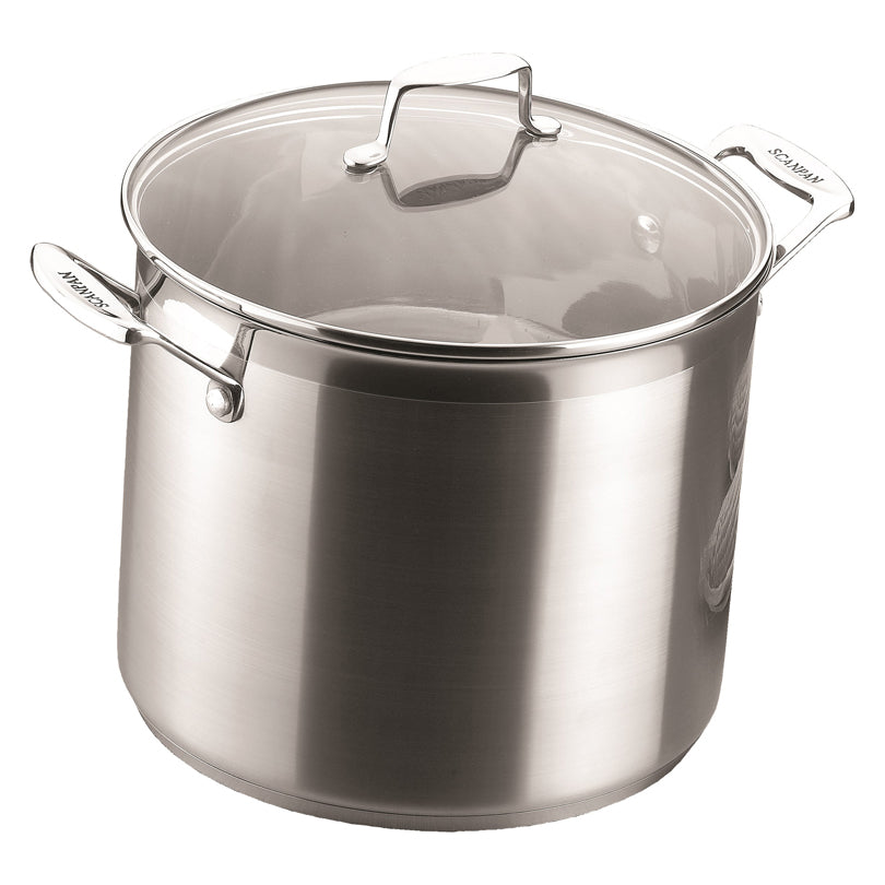 Pentola alta "IMPACT" con coperchio in vetro cm Ø24x17,8/l 7,2