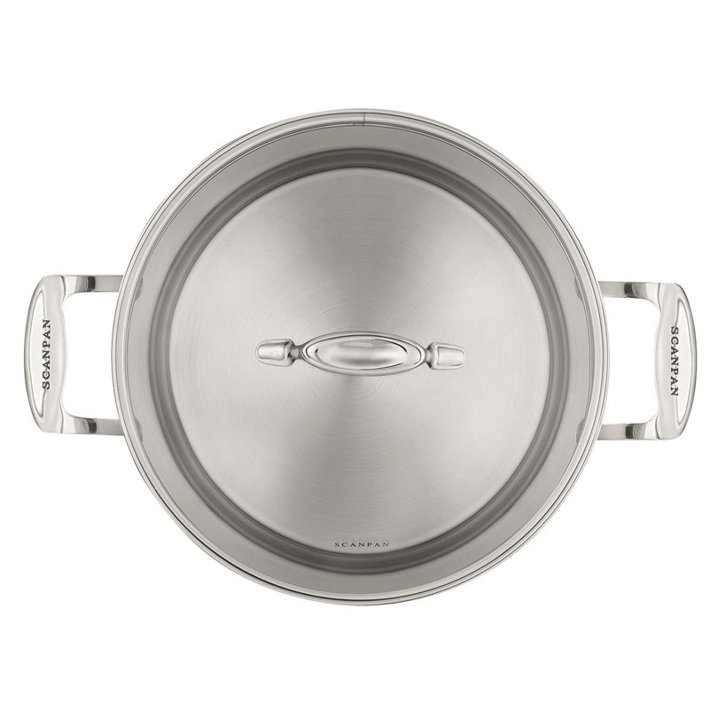 Pentola alta "IMPACT" con coperchio in vetro cm Ø26x23,2/l 11