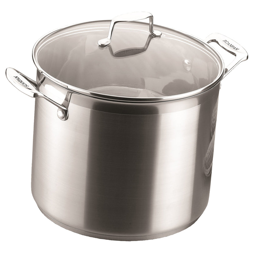 Pentola alta "IMPACT" con coperchio in vetro cm Ø26x23,2/l 11