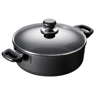 Casseruola bassa "Classic" con coperchio in vetro cm Ø26x9,7/l 4