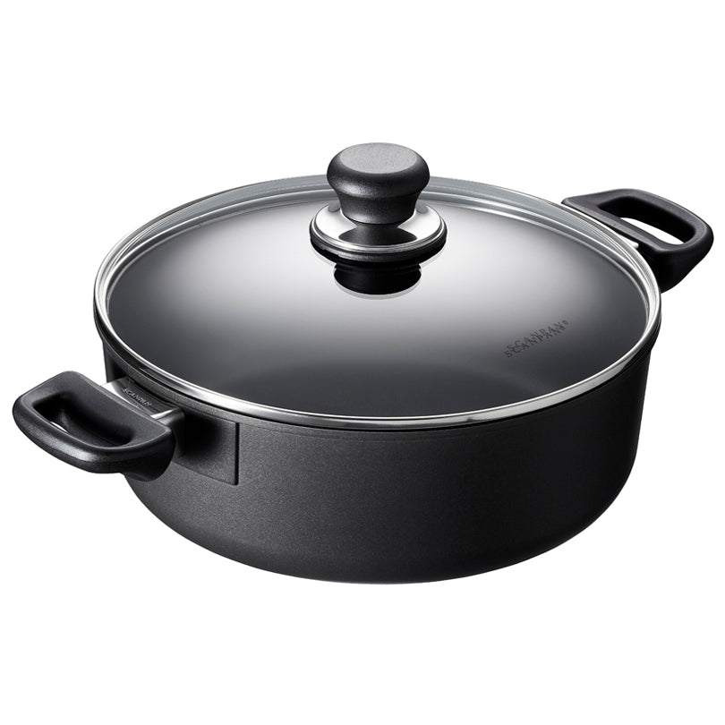 Casseruola bassa "Classic" con coperchio in vetro cm Ø26x9,7/l 4