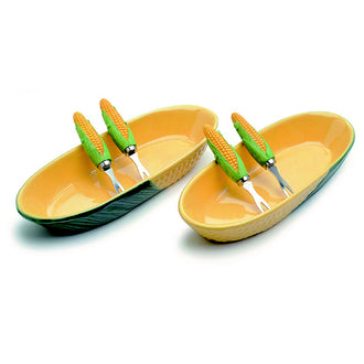 Ciotole 2 pezzi + 4 spiedini GRANOTURCO