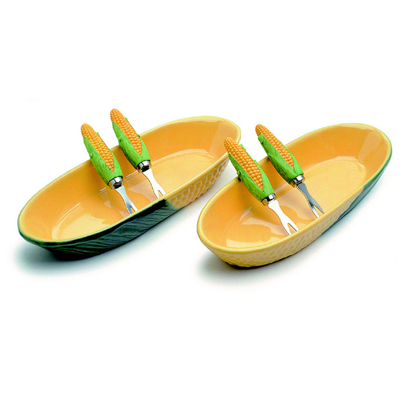 Ciotole 2 pezzi + 4 spiedini GRANOTURCO