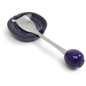 Appoggiacucchiaio con cucchiaio BLUEBERRY