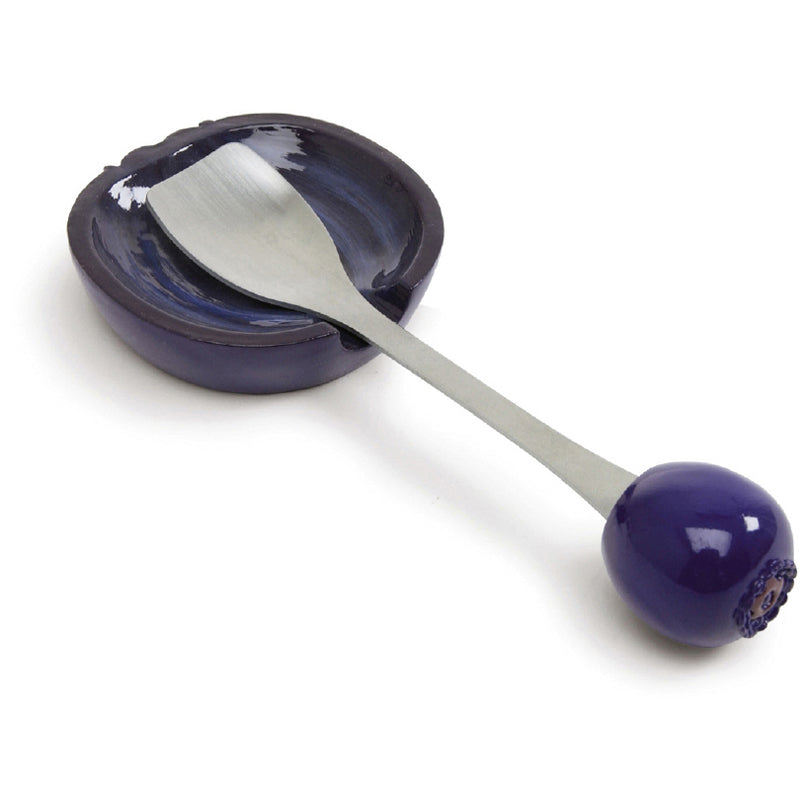 Appoggiacucchiaio con cucchiaio BLUEBERRY