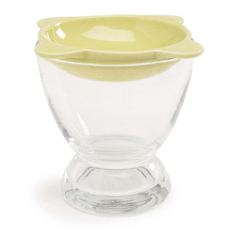 Bicchieri con piattino 4 pezzi