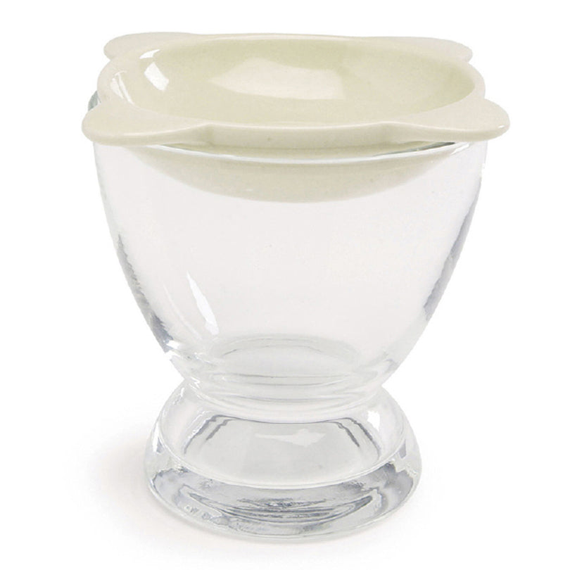 Bicchieri con piattino 4 pezzi