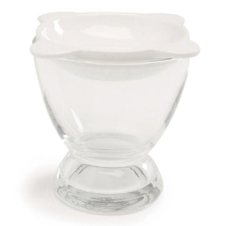 Bicchieri con piattino 4 pezzi