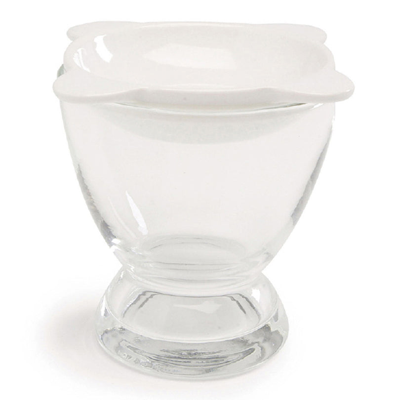 Bicchieri con piattino 4 pezzi