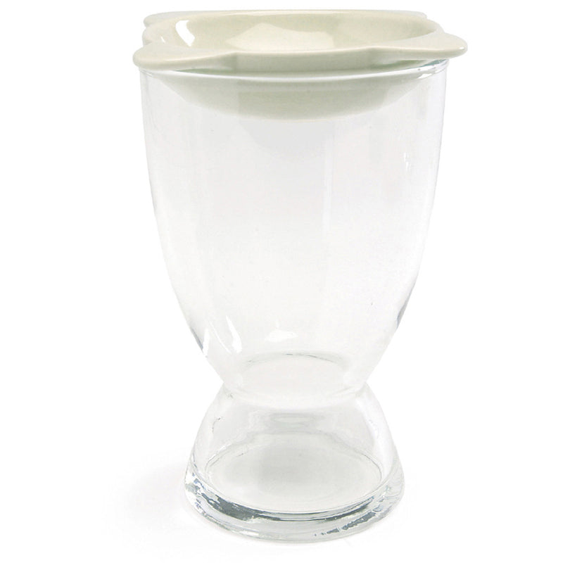 Bicchieri con piattino 4 pezzi CL35