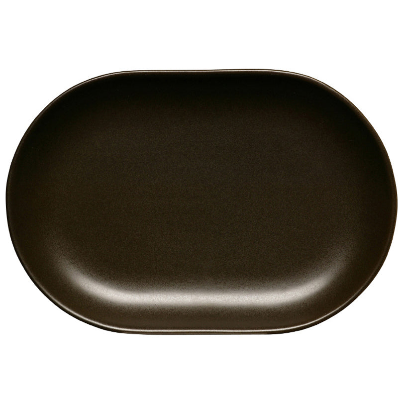 Piatto MARRONE TAPAS CM23X16,6