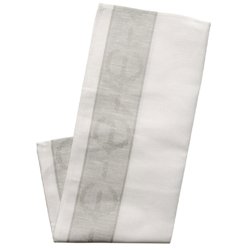 Strofinaccio 2 pezzi ORLO GRIGIO CM47X70