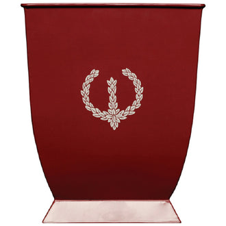 Vaso ROSSO MET.CM25X20X20