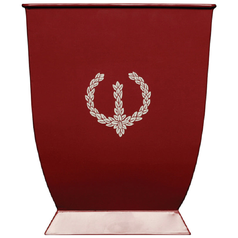 Vaso ROSSO MET.CM25X20X20